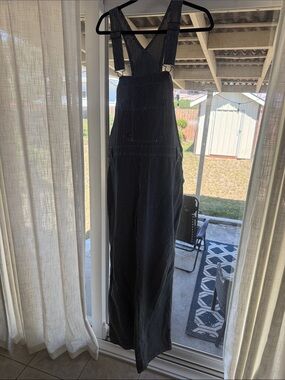 Dickies navy Pinstripe Bib Overalls Jumpsuit